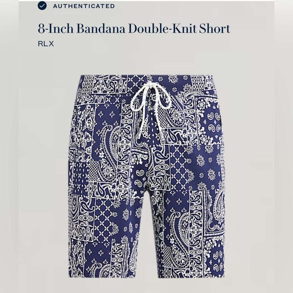 8-Inch Bandana Double-Knit Short
RLX